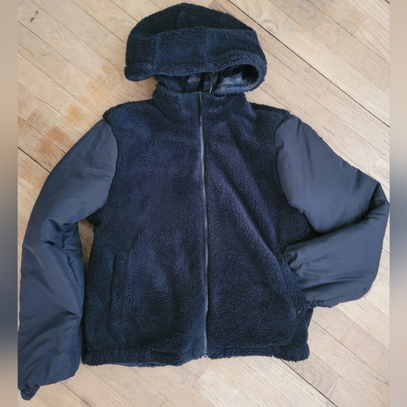 Zella Reversible Faux Shearling Jacket‎ Large - Picture 8 of 14